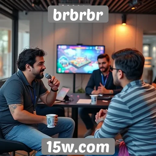 Entrevista com desenvolvedores sobre jogos no brbrbr